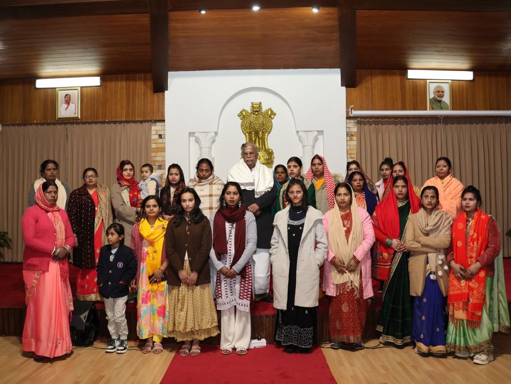 Nagaland Governor La Ganesan along with participants at Raj Bhavan, Kohima on January 24. (PRO Raj Bhavan)